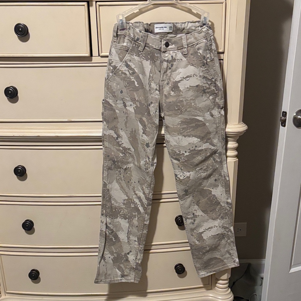 Abercrombie Kids Tan Loose Jeans